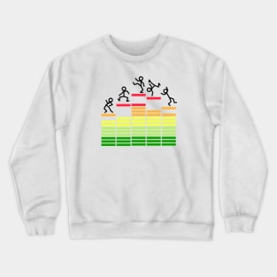 Dancing on Equalizer Crewneck Sweatshirt